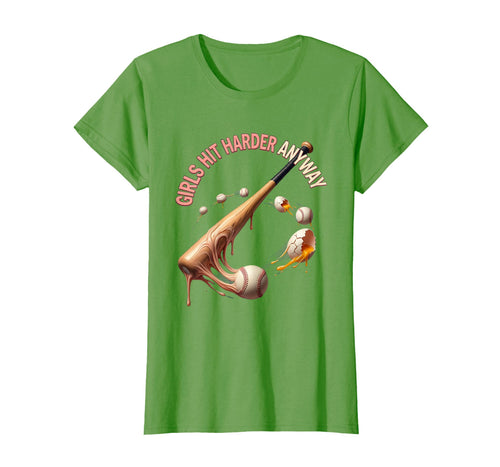 Hit Harder Anyway Baseball T-Shirt - Streetwear Style Unisex - T-Shirt, Sweatshirt, Hoodie