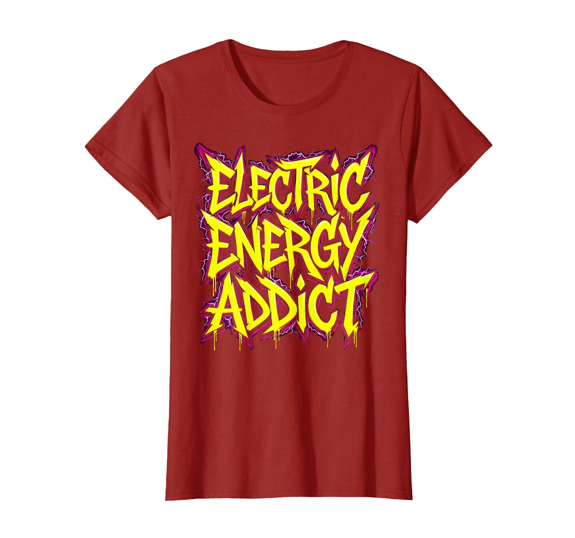 Electric Energy Addict 90S Band T-Shirt - Trendy Graphic Men Women - T-Shirt, Sweatshirt, Hoodie