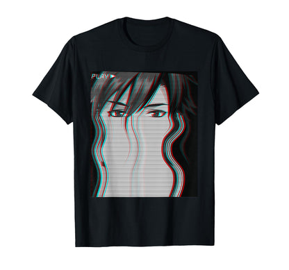 Sad Anime Eyes Eboy Egirl Harajuku T-Shirt - Graphic Print Men Women - T-Shirt, Sweatshirt, Hoodie