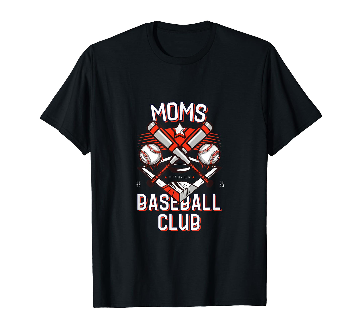 Moms Baseball T-Shirt - Novelty Apparel Unisex - T-Shirt, Sweatshirt, Hoodie