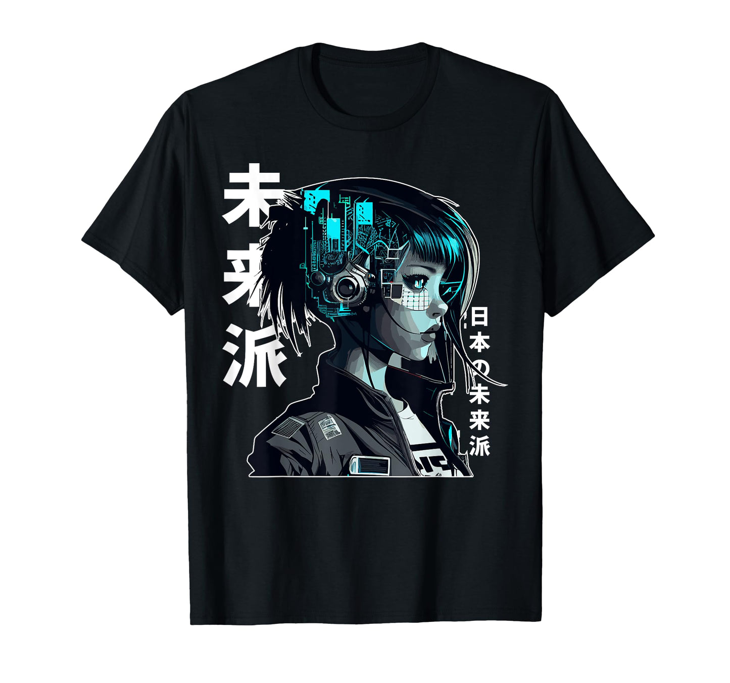 Japanese Anime Urban Cyber T-Shirt - Casual Everyday Wear Men Women - T-Shirt, Sweatshirt, Hoodie