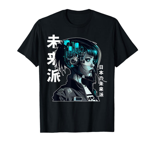 Japanese Anime Urban Cyber T-Shirt - Casual Everyday Wear Men Women - T-Shirt, Sweatshirt, Hoodie