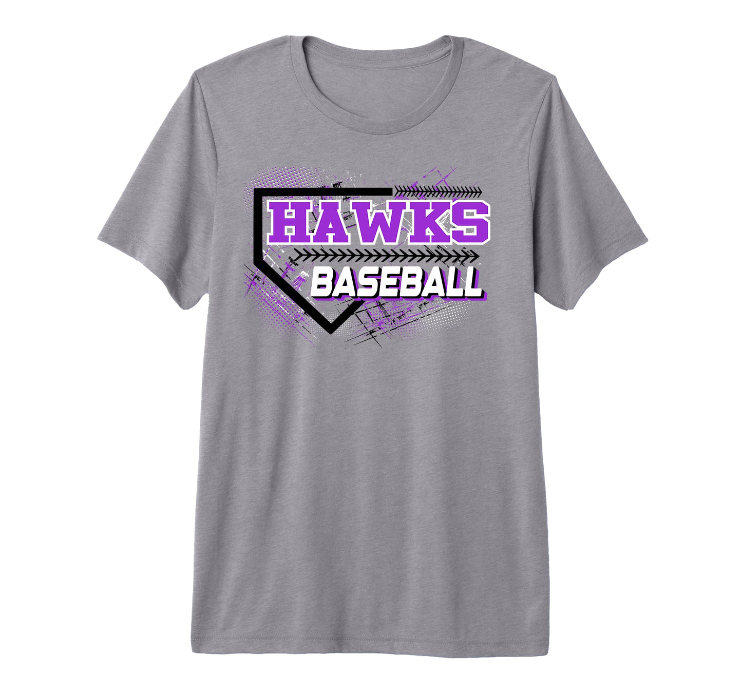 Hawks Baseball Mom Sports Game Day T-Shirt - Trendy Graphic Men Women - T-Shirt, Sweatshirt, Hoodie