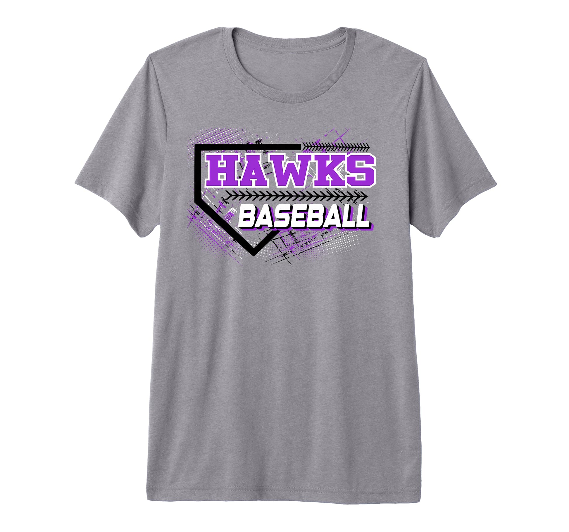 Hawks Baseball Mom Sports Game Day T-Shirt - Trendy Graphic Men Women - T-Shirt, Sweatshirt, Hoodie