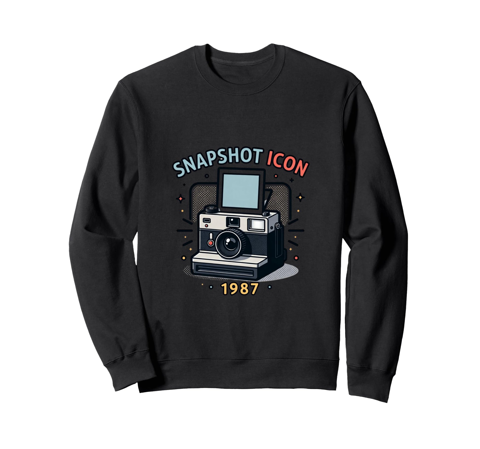 Instant Camera Photographer Sweatshirt - Trendy Graphic Men Women - T-Shirt, Sweatshirt, Hoodie