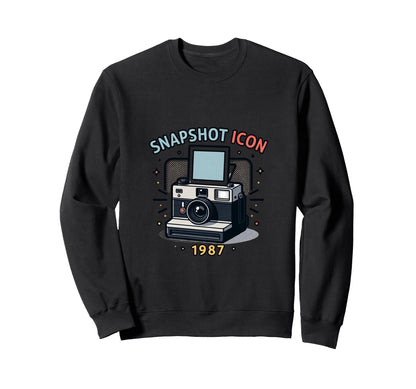Instant Camera Photographer Sweatshirt - Trendy Graphic Men Women - T-Shirt, Sweatshirt, Hoodie