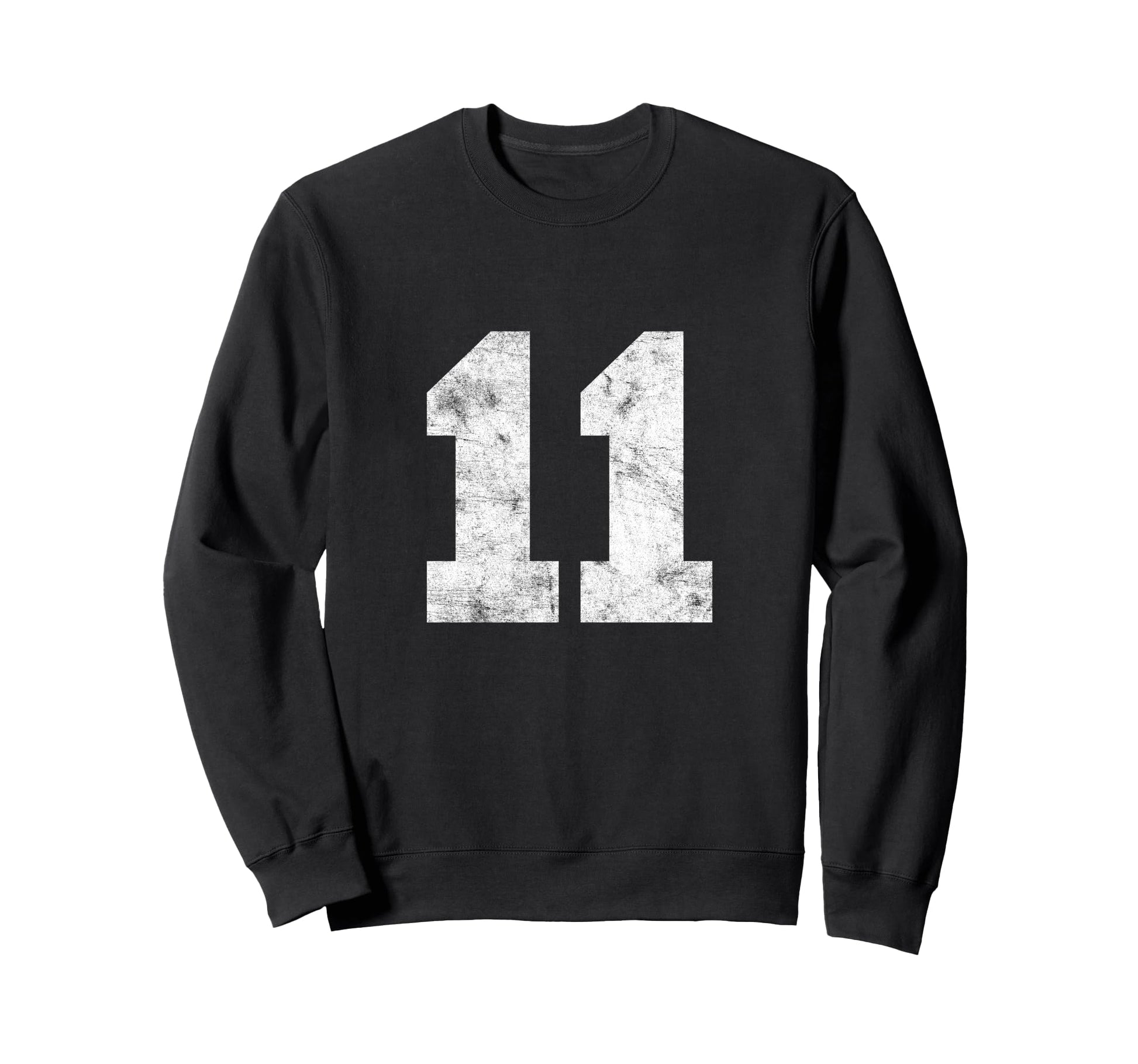 Lucky Number 11 Birthday Sports Sweatshirt - Streetwear Style Men Women - T-Shirt, Sweatshirt, Hoodie