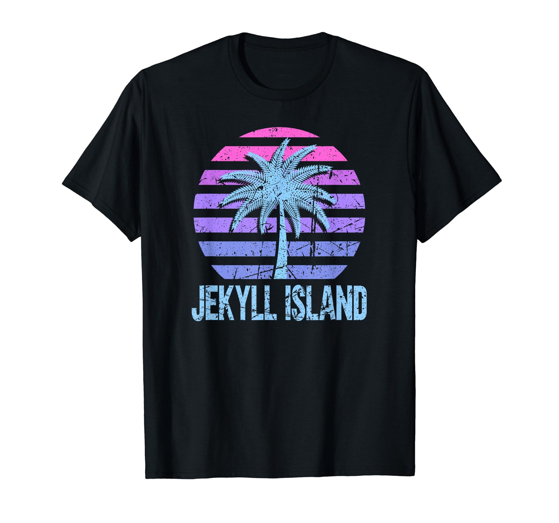 Jekyll Island Vacation Vaporwave T-Shirt - Aesthetic Graphic Men Women - T-Shirt, Sweatshirt, Hoodie