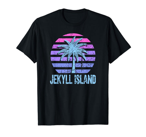 Jekyll Island Vacation Vaporwave T-Shirt - Aesthetic Graphic Men Women - T-Shirt, Sweatshirt, Hoodie