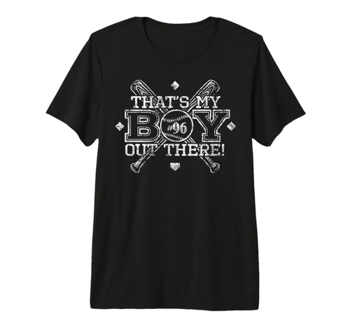 Baseball Mom Dad Thats My Proud T-Shirt - Fun Novelty Design for Adults - T-Shirt, Sweatshirt, Hoodie