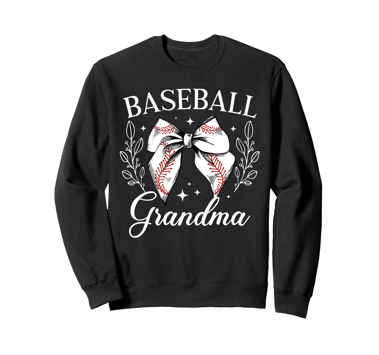 Baseball Grandma Baseball Player Sweatshirt - Custom Art Print for Adults - T-Shirt, Sweatshirt, Hoodie