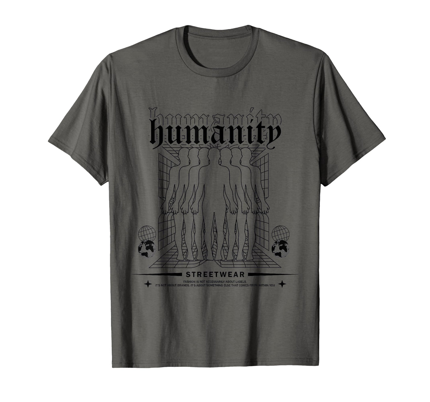 Humanity Streetwear Street Urban Y2K T-Shirt - Novelty Apparel Unisex - T-Shirt, Sweatshirt, Hoodie
