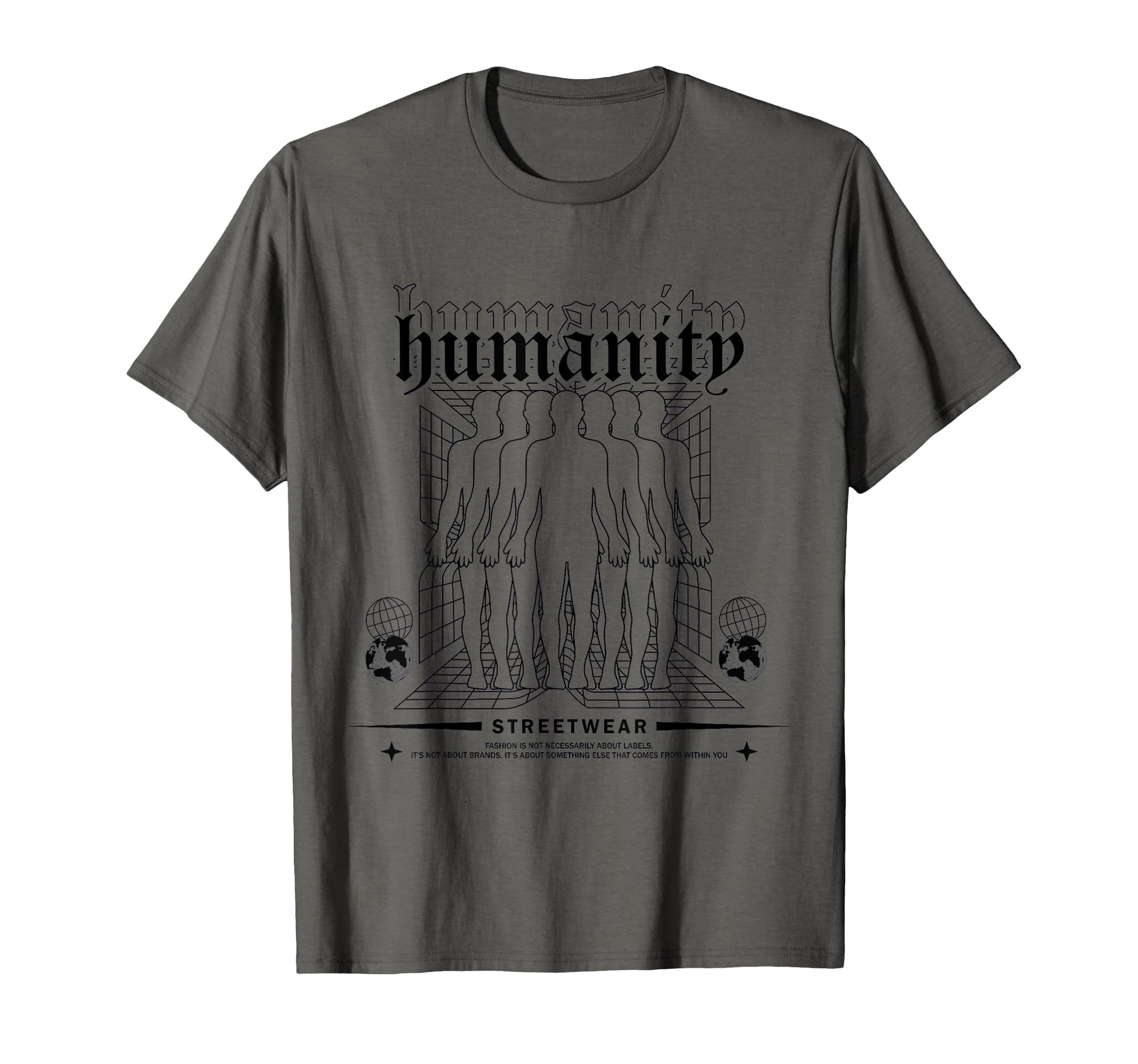 Humanity Streetwear Street Urban Y2K T-Shirt - Novelty Apparel Unisex - T-Shirt, Sweatshirt, Hoodie