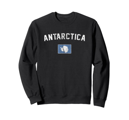 Varsity Flag Antarctica Sweatshirt - Aesthetic Graphic Men Women - T-Shirt, Sweatshirt, Hoodie