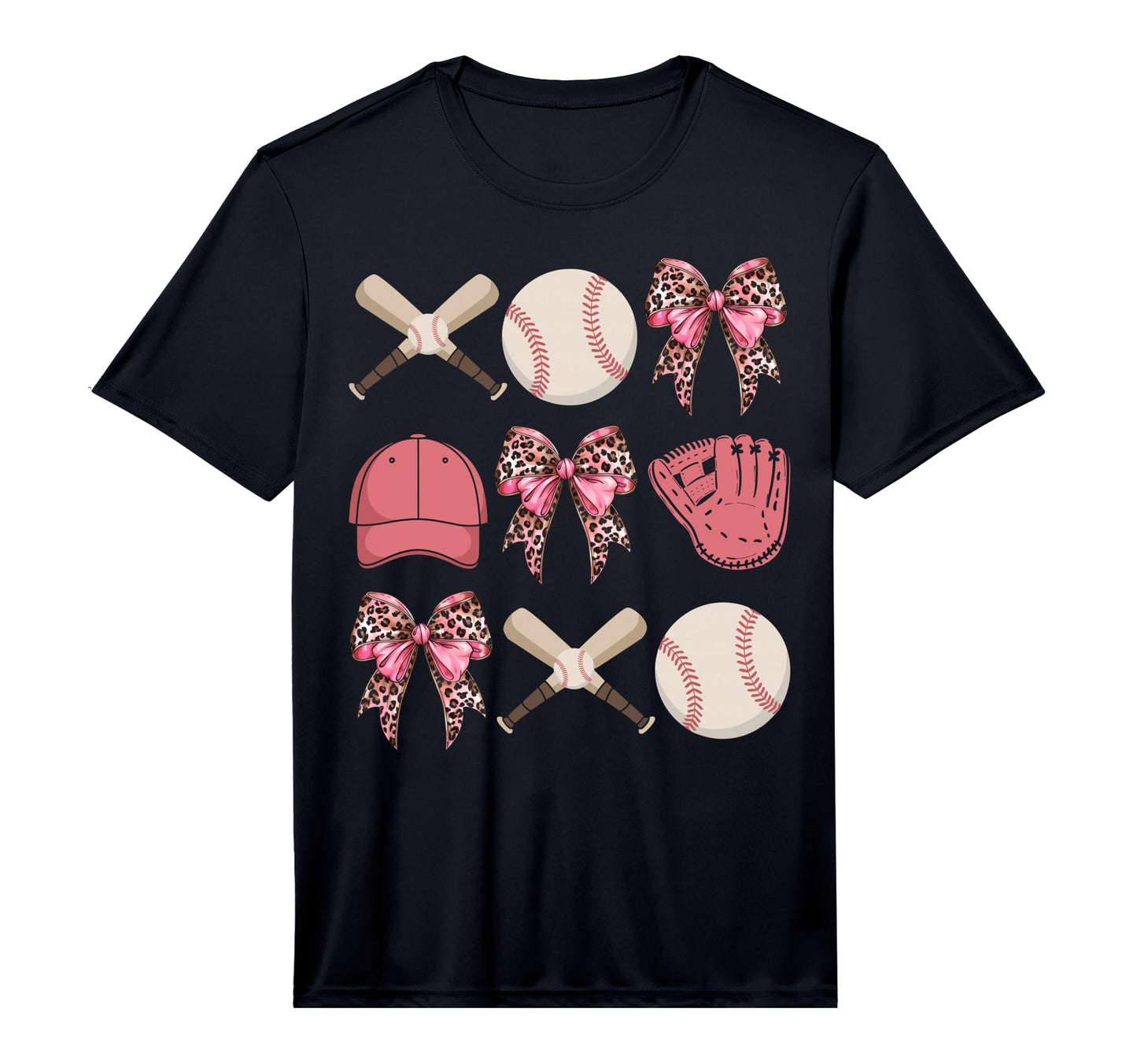 Baseball Mama Coquette Bow Baseball Mom T-Shirt - Minimalist Print Unisex - T-Shirt, Sweatshirt, Hoodie