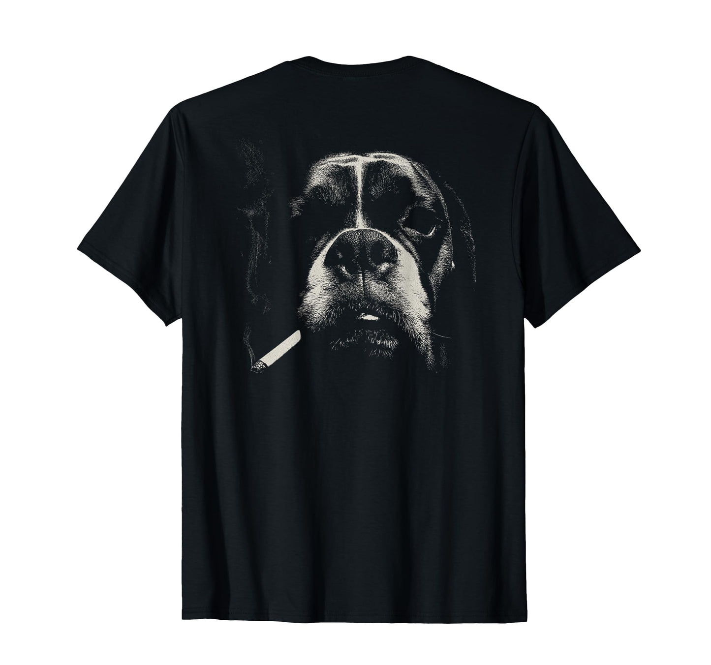 Boxer Smoking Cigarette Grunge Meme 90S T-Shirt - Custom Art Print Unisex - T-Shirt, Sweatshirt, Hoodie