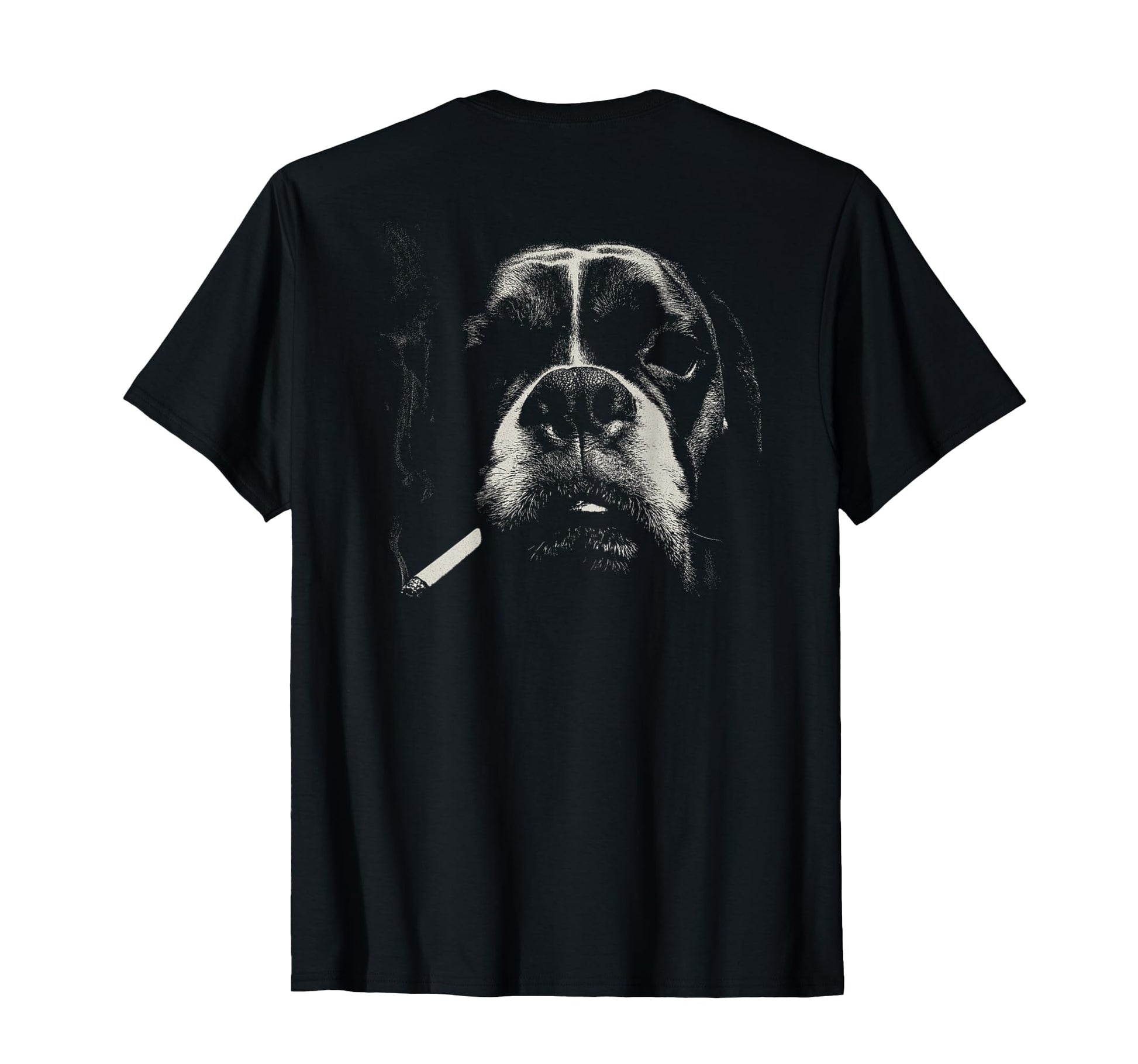 Boxer Smoking Cigarette Grunge Meme 90S T-Shirt - Custom Art Print Unisex - T-Shirt, Sweatshirt, Hoodie