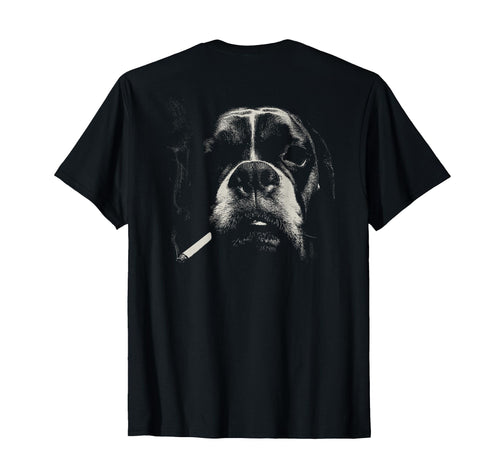 Boxer Smoking Cigarette Grunge Meme 90S T-Shirt - Custom Art Print Unisex - T-Shirt, Sweatshirt, Hoodie