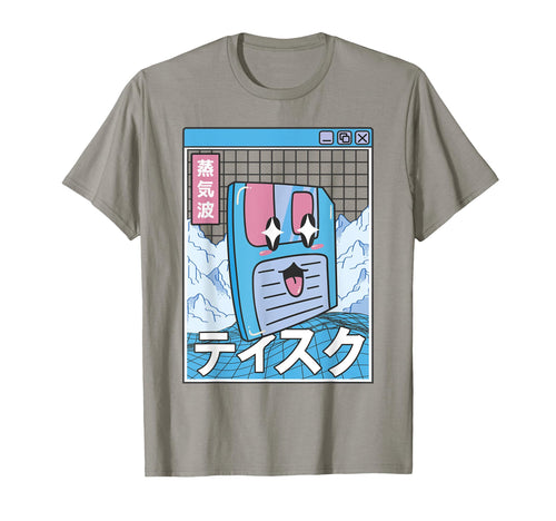 Floppy Disk Kawaii Grid Vaporwave T-Shirt - Graphic Print Men Women - T-Shirt, Sweatshirt, Hoodie