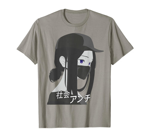 Anti Social Japanese Aesthetic T-Shirt - Trendy Graphic Men Women - T-Shirt, Sweatshirt, Hoodie