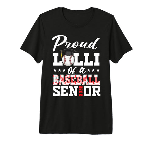 Proud Lolli Baseball Senior 2026 T-Shirt - Graphic Print for Adults - T-Shirt, Sweatshirt, Hoodie