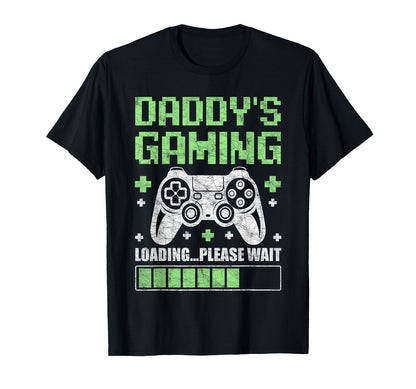 Gamer Dad Fathers Day Daddys T-Shirt - Fun Novelty Design for Adults - T-Shirt, Sweatshirt, Hoodie