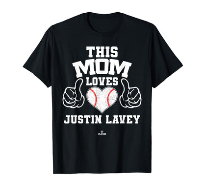 This Mom Loves Justin Lavey Prospect T-Shirt - Graphic Print Men Women - T-Shirt, Sweatshirt, Hoodie