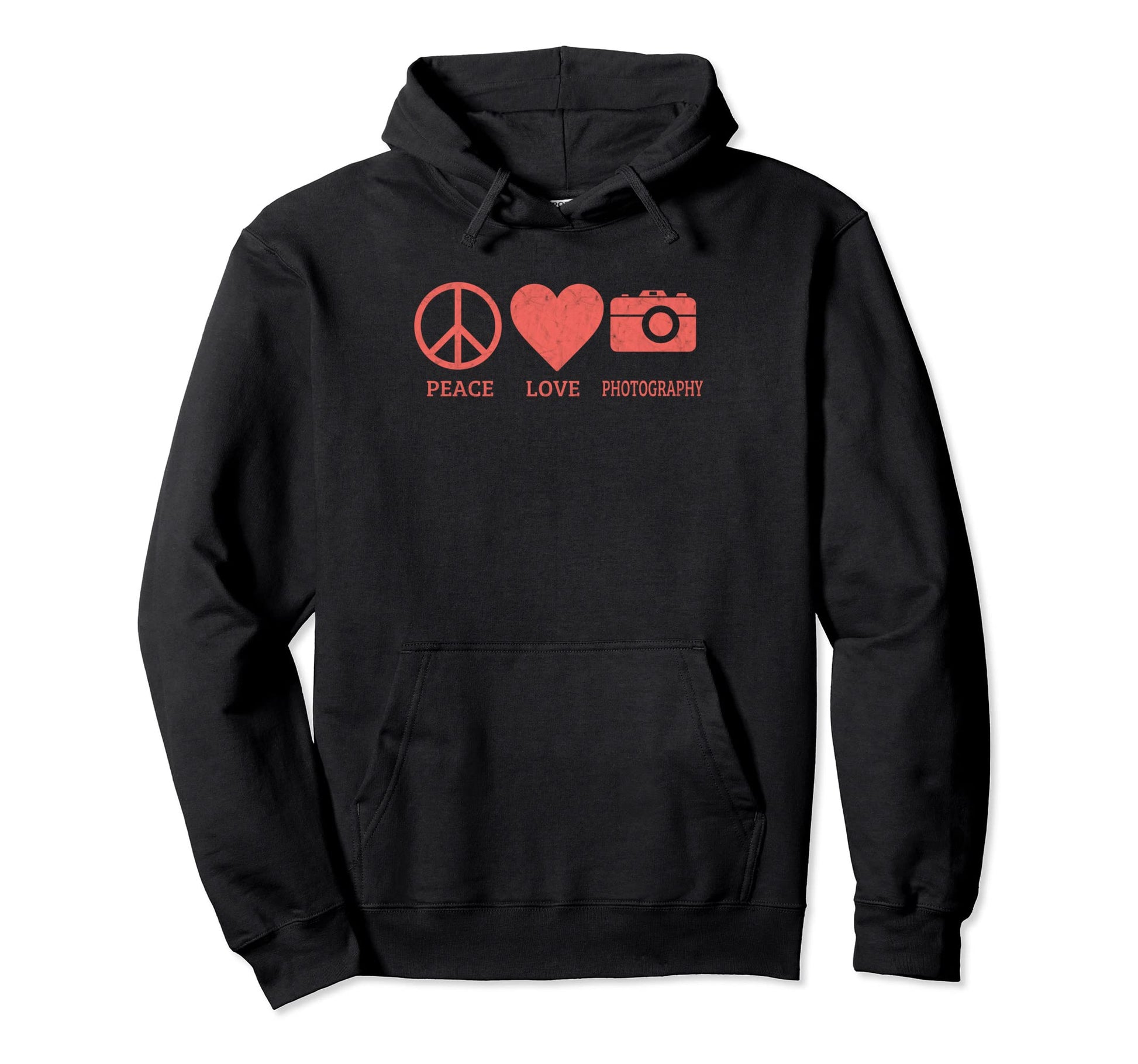 Funny Photography Lover Peace Love Hoodie - Unique Graphic for Adults - T-Shirt, Sweatshirt, Hoodie