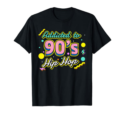 90S Hip Hop Rap Music Nostalgia Old School T-Shirt - Trendy Graphic Unisex - T-Shirt, Sweatshirt, Hoodie