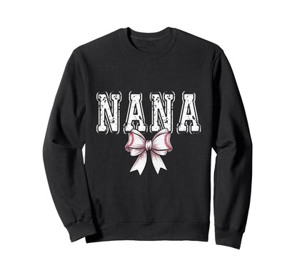 Coquette Baseball Nana Spirit Sweatshirt - Novelty Apparel Men Women - T-Shirt, Sweatshirt, Hoodie