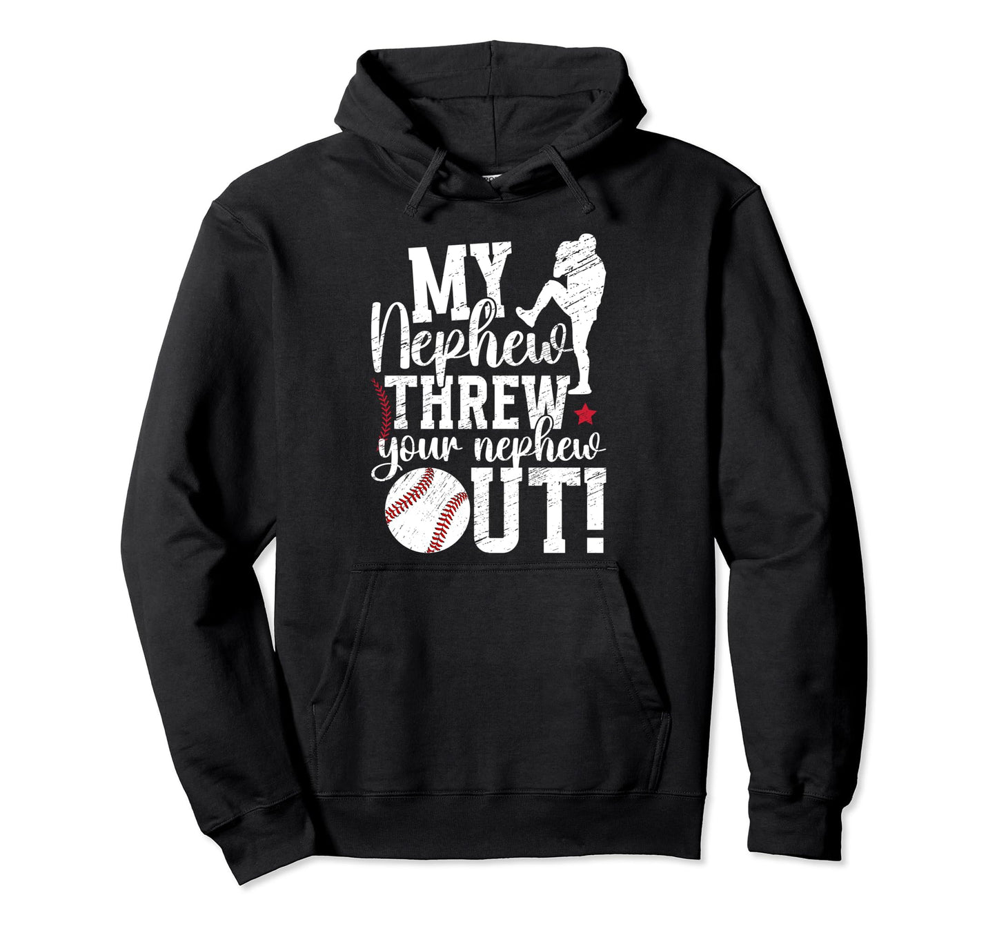 My Nephew Baseball Aunt Baseball Player Hoodie - Unique Graphic Men Women - T-Shirt, Sweatshirt, Hoodie