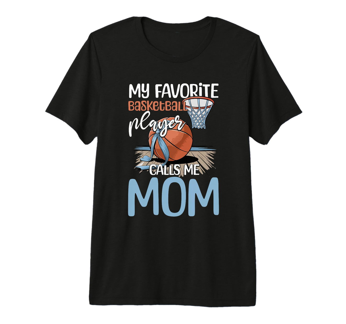 Game Day Basketball Mom Tri Blend T-Shirt - Graphic Print Unisex - T-Shirt, Sweatshirt, Hoodie