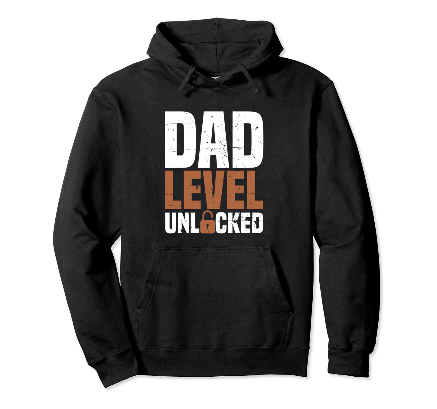 Dad Level Unlocked Fathers Day Gamer Hoodie - Fun Novelty Design Unisex - T-Shirt, Sweatshirt, Hoodie