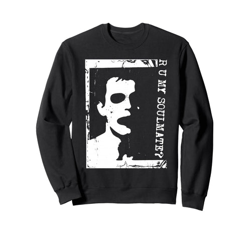 Punk Goth 90S Grunge Stencil Sweatshirt - Minimalist Print Unisex - T-Shirt, Sweatshirt, Hoodie