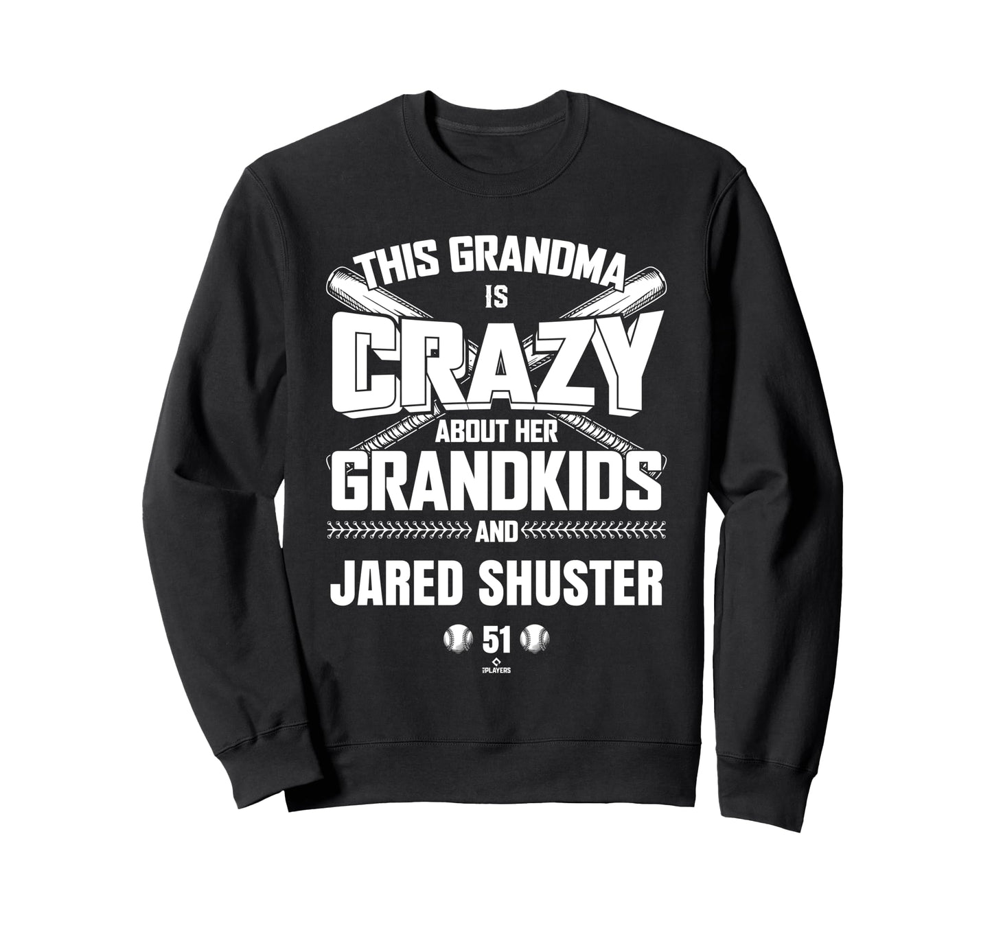 Grandma Crazy Jared Shuster Sweatshirt - Casual Everyday Wear for Adults - T-Shirt, Sweatshirt, Hoodie