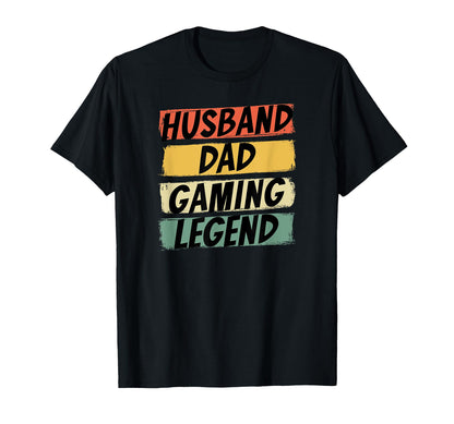 Gamer Dad Husband Dad Video T-Shirt - Casual Everyday Wear for Adults - T-Shirt, Sweatshirt, Hoodie