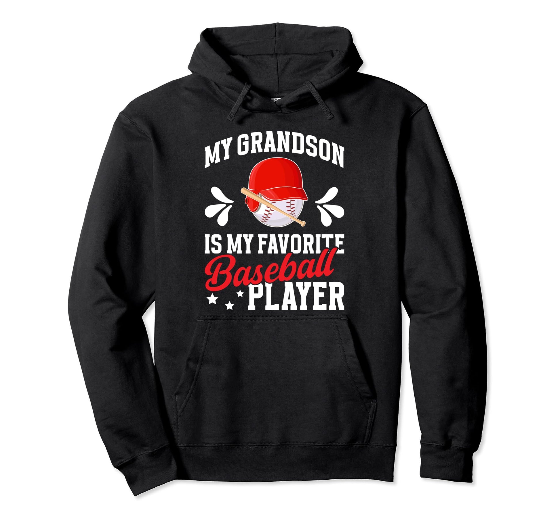 My Grandson Baseball Nanny Baseball Hoodie - Fun Novelty Design Unisex - T-Shirt, Sweatshirt, Hoodie