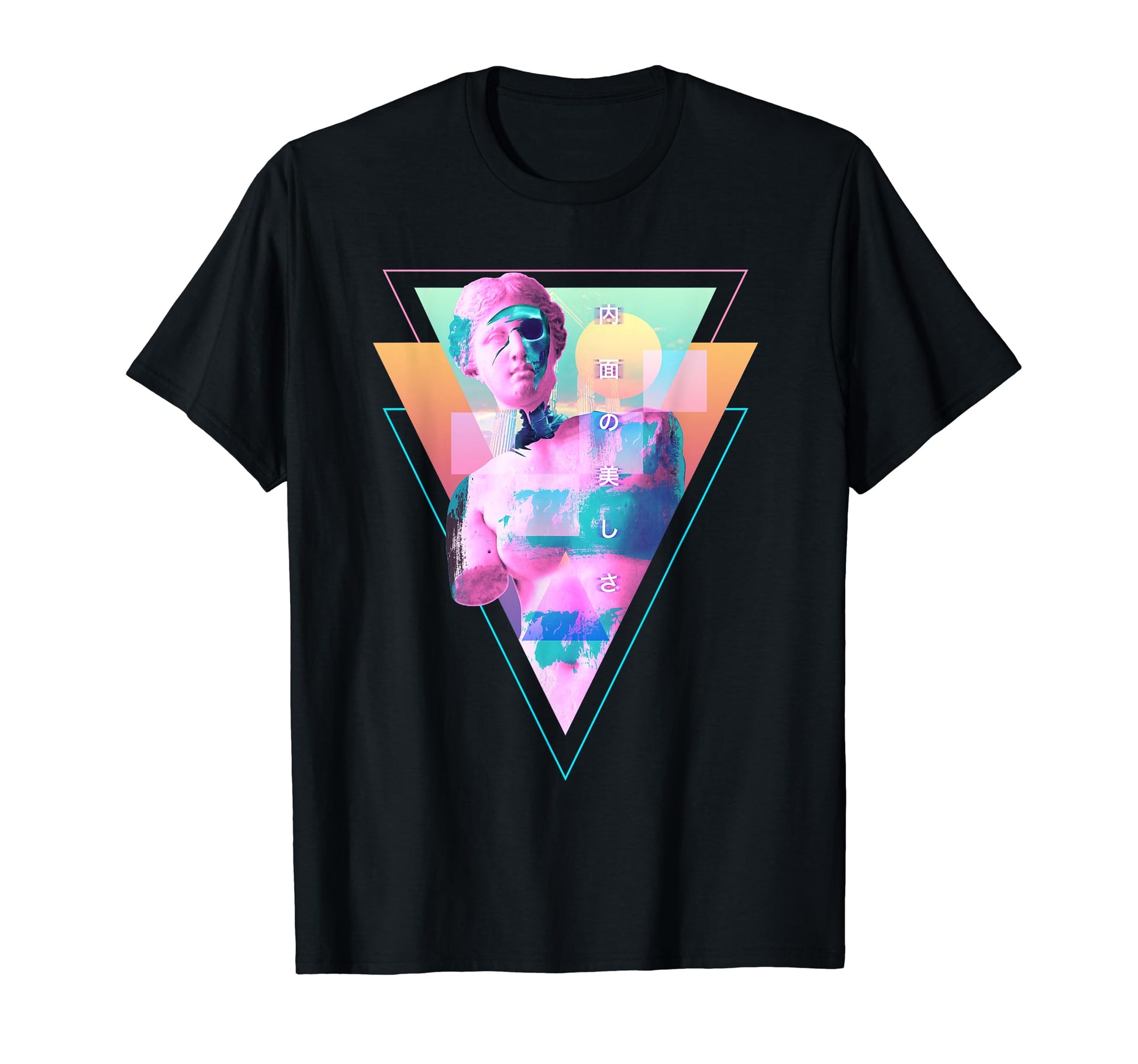 Venus Statue Bust Skull Vaporwave 80S T-Shirt - Minimalist Print Men Women - T-Shirt, Sweatshirt, Hoodie