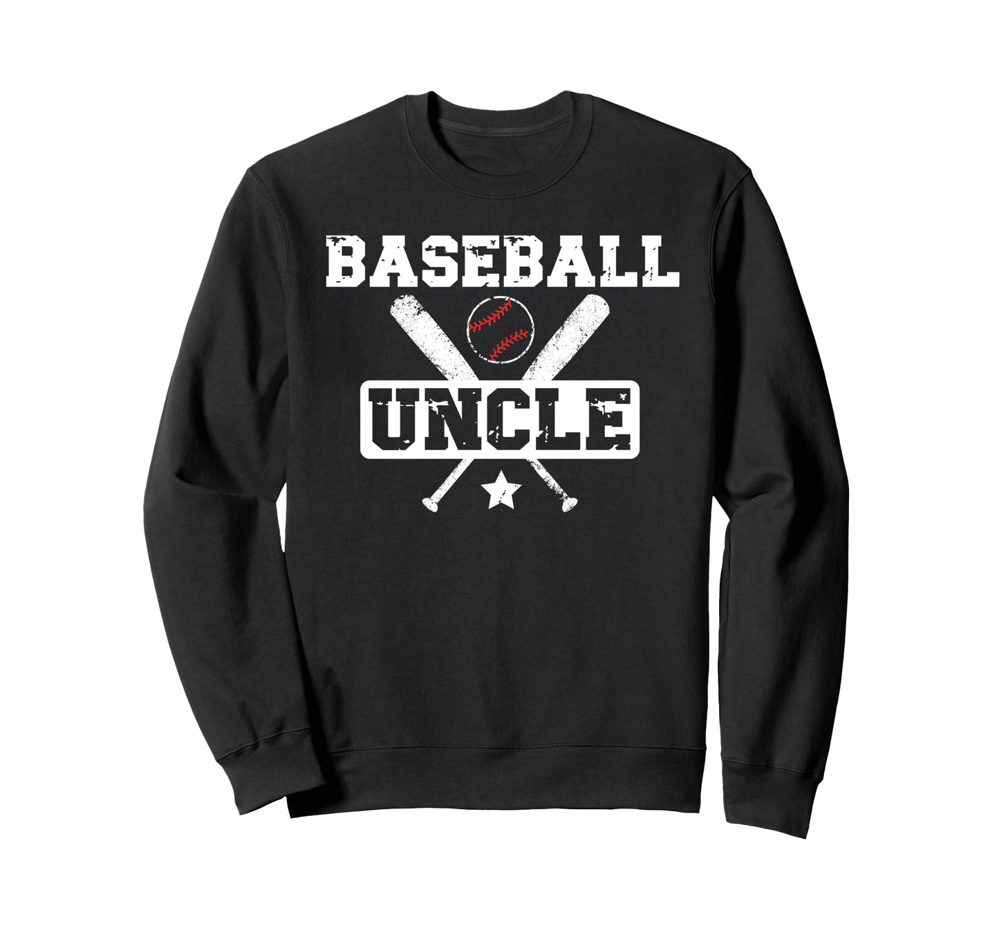 Baseball Uncle Proud Baseball Sweatshirt - Minimalist Print Men Women - T-Shirt, Sweatshirt, Hoodie