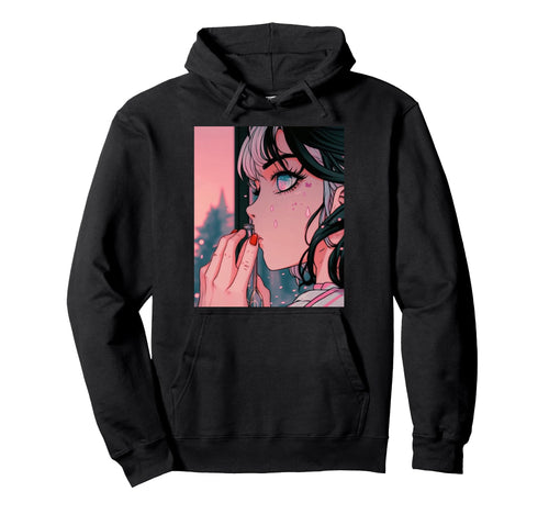 Anime Vaporwave Egirl Aesthetic Hoodie - Casual Everyday Wear Men Women - T-Shirt, Sweatshirt, Hoodie