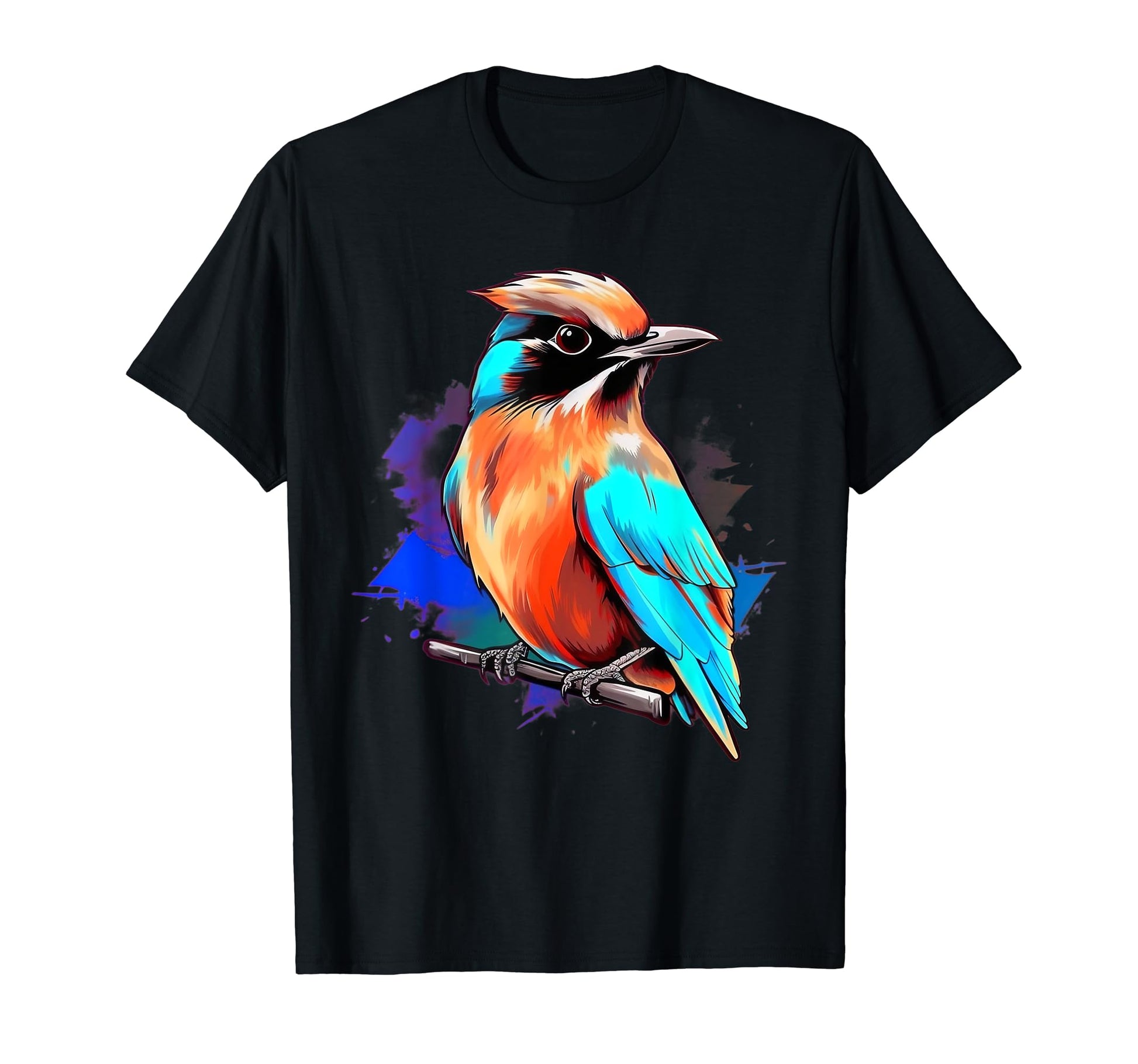 Vaporwave Aesthetic Cedar Waxwing T-Shirt - Trendy Graphic Unisex - T-Shirt, Sweatshirt, Hoodie