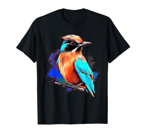 Vaporwave Aesthetic Cedar Waxwing T-Shirt - Trendy Graphic Unisex - T-Shirt, Sweatshirt, Hoodie