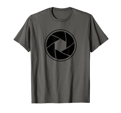 Minimalist Camera Shutter Simple T-Shirt - Graphic Print for Adults - T-Shirt, Sweatshirt, Hoodie