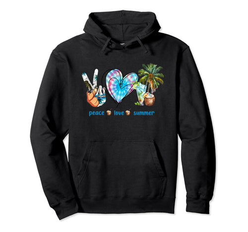 Sunshine Summer Palm Trees Beach Vibes Hoodie - Minimalist Print Men Women - T-Shirt, Sweatshirt, Hoodie