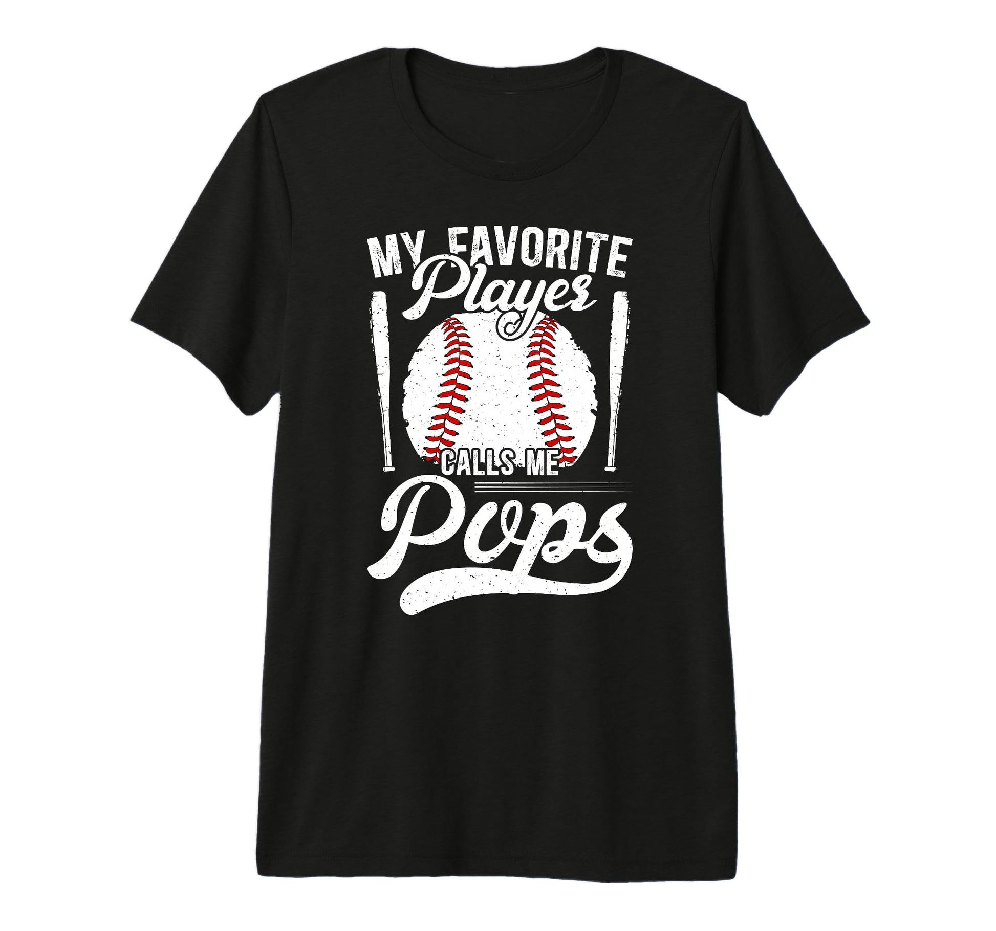Mens My Favorite Baseball Player Pops T-Shirt - Novelty Apparel for Adults - T-Shirt, Sweatshirt, Hoodie
