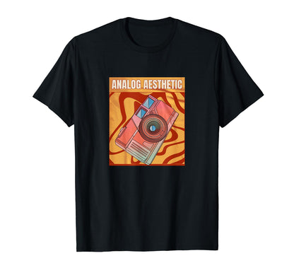 Analog Aesthetic Film Camera T-Shirt - Trendy Graphic Men Women - T-Shirt, Sweatshirt, Hoodie