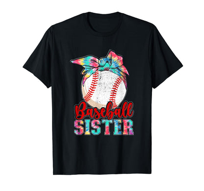 Baseball Sister Funny Sporty T-Shirt - Custom Art Print Unisex - T-Shirt, Sweatshirt, Hoodie