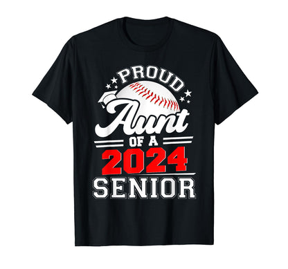 Proud Aunt 2024 Senior Graduate Grad 2024 T-Shirt - Trendy Graphic Unisex - T-Shirt, Sweatshirt, Hoodie