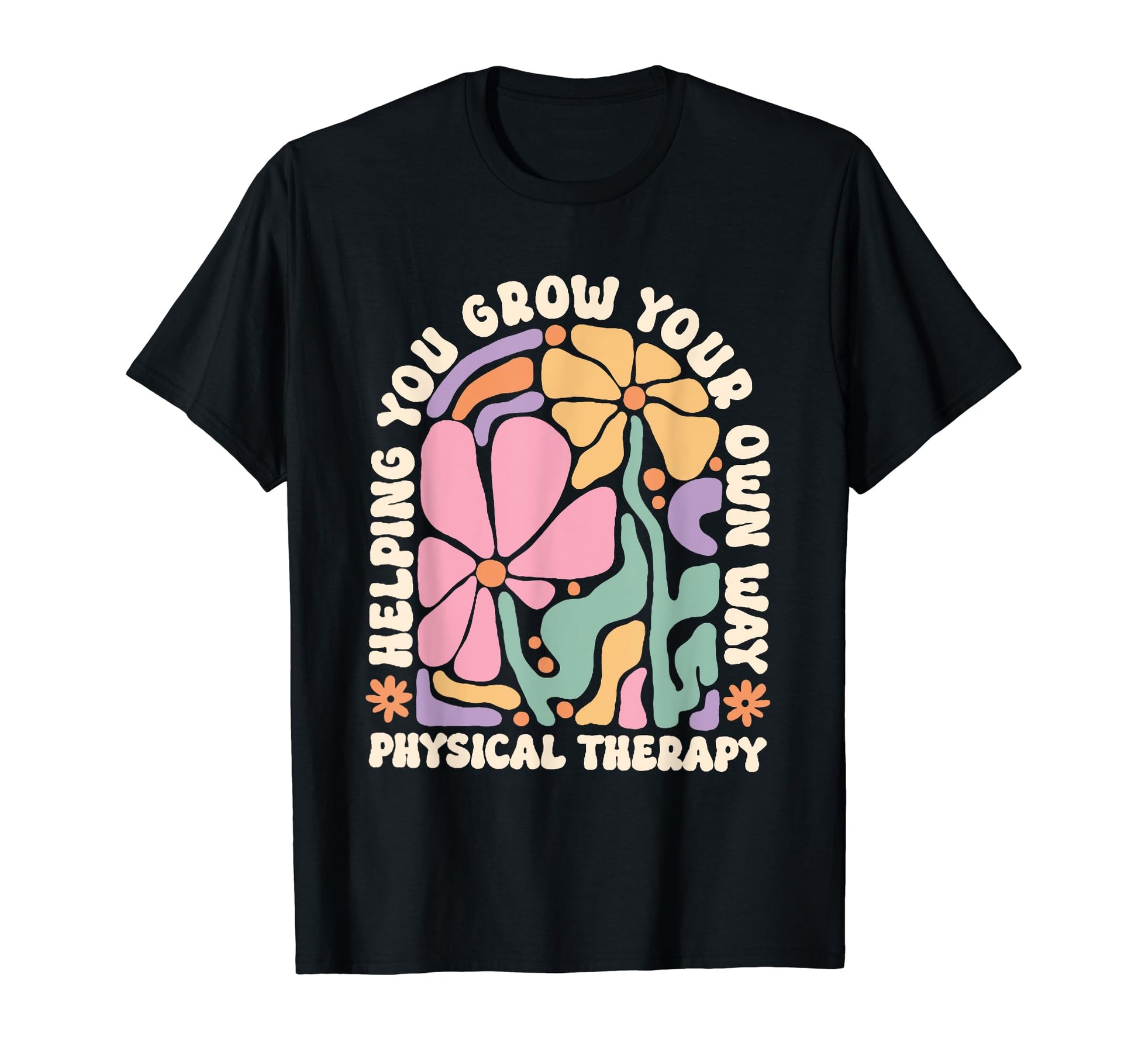 Physical Therapy Boho Flowers Pediatric T-Shirt - Aesthetic Graphic Unisex - T-Shirt, Sweatshirt, Hoodie