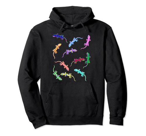 Aesthetic Vaporwave Gecko Pattern 80S Lizard Hoodie - Trendy Graphic Unisex - T-Shirt, Sweatshirt, Hoodie